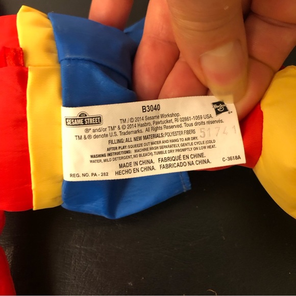 Sesame Street Hasbro Elmo Plush Stuffed Animal Bath time Toy - Picture 5 of 7